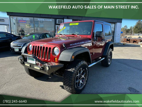 2010 Jeep Wrangler for sale at Wakefield Auto Sales of Main Street Inc. in Wakefield MA