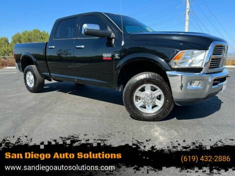 2012 RAM Ram Pickup 2500 for sale at San Diego Auto Solutions in Escondido CA