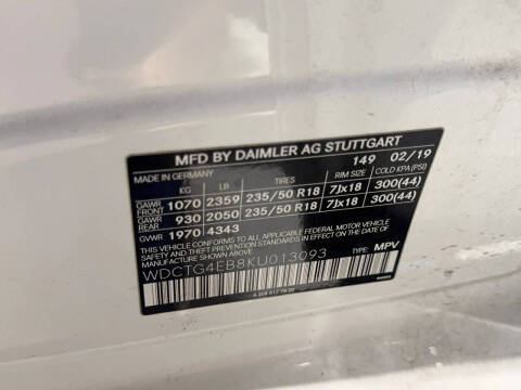 2019 Mercedes-Benz GLA GLA 250