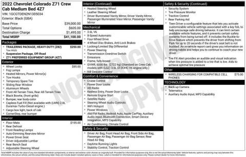 2022 Chevrolet Colorado