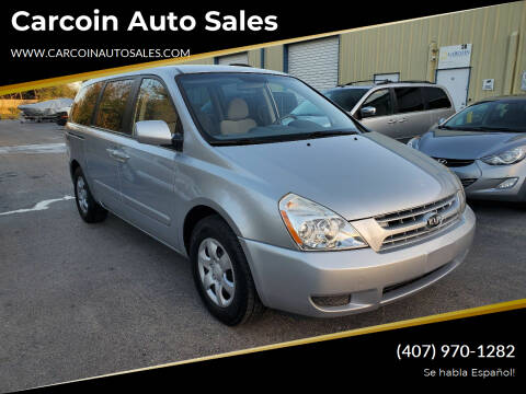 2009 Kia Sedona for sale at Carcoin Auto Sales in Orlando FL