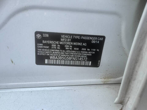 2015 BMW 3 Series 328i xDrive