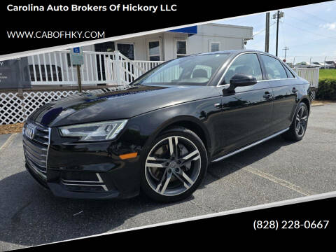 2017 Audi A4 for sale at Carolina Auto Brokers of Hickory LLC in Hickory NC