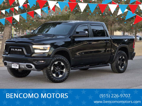 2020 RAM 1500 for sale at BENCOMO MOTORS in El Paso TX