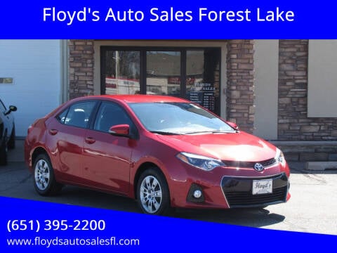 2015 Toyota Corolla for sale at Floyd's Auto Sales Forest Lake in Forest Lake MN