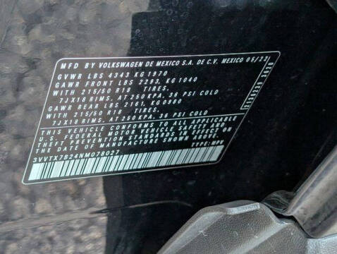 2022 Volkswagen Taos SE