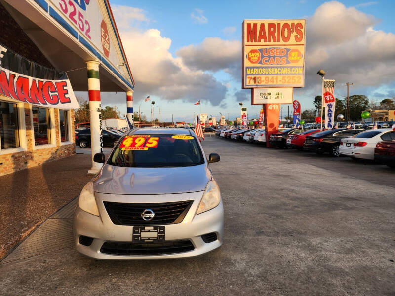 Used 2013 Nissan Versa Sedan S with VIN 3N1CN7AP9DL851504 for sale in Houston, TX