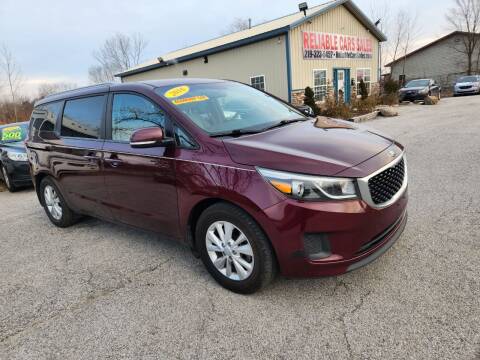 2016 Kia Sedona for sale at Reliable Cars Sales Inc. in Michigan City IN