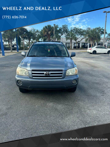 2006 Toyota Highlander for sale at WHEELZ AND DEALZ, LLC in Fort Pierce FL