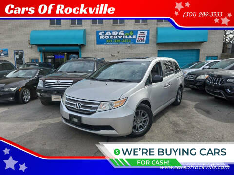 2013 Honda Odyssey for sale at Cars Of Rockville in Rockville MD
