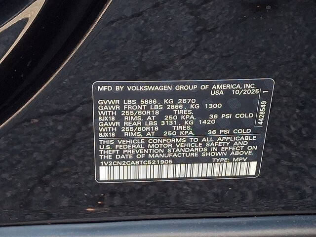 2026 Volkswagen Atlas Peak Edition 4Motion