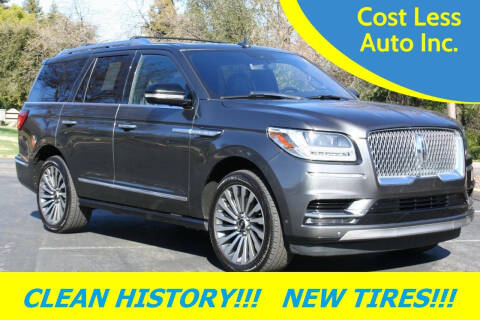 2018 Lincoln Navigator for sale at Cost Less Auto Inc. in Rocklin CA