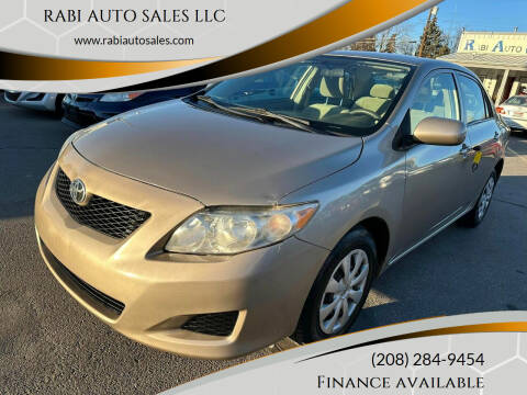 2009 Toyota Corolla for sale at RABI AUTO SALES LLC in Garden City ID
