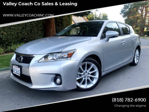 2013 Lexus CT 200h for sale at Valley Coach Co Sales & Leasing in Van Nuys CA