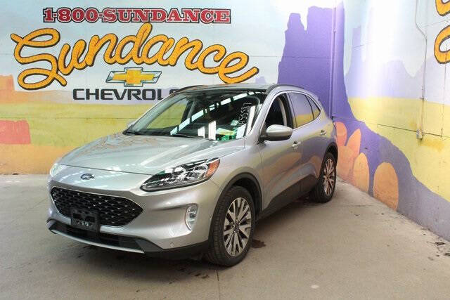 Used 2021 Ford Escape Titanium with VIN 1FMCU9J95MUA55587 for sale in Grand Ledge, MI