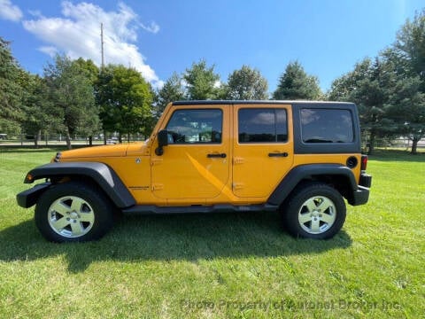 2012 Jeep Wrangler Unlimited for sale at Autonet Broker in Bloomington IL