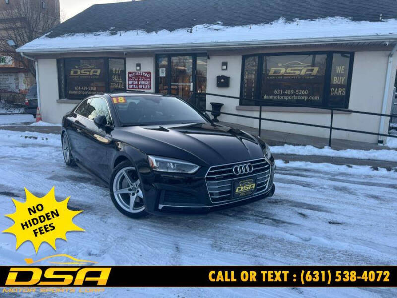 2018 Audi A5 for sale at DSA Motor Sports Corp in Commack NY