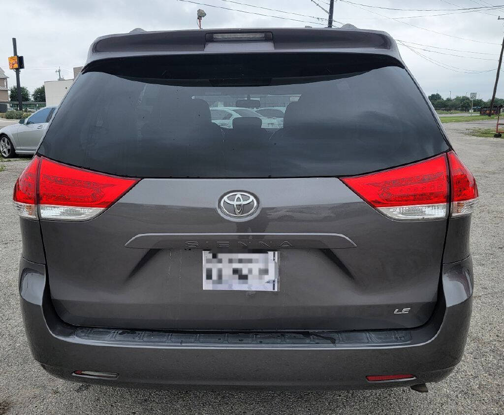 2012 Toyota Sienna for sale at Auto Auction 4 U, LLC in Converse, TX