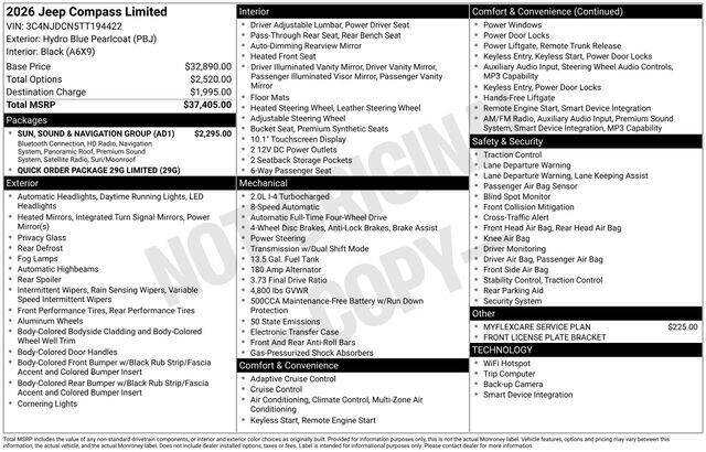 2026 Jeep Compass Limited