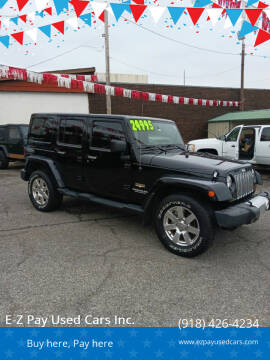 2013 Jeep Wrangler Unlimited for sale at E-Z Pay Used Cars Inc. in McAlester OK