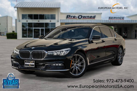 2016 BMW 7 Series for sale at European Motors Inc in Plano TX
