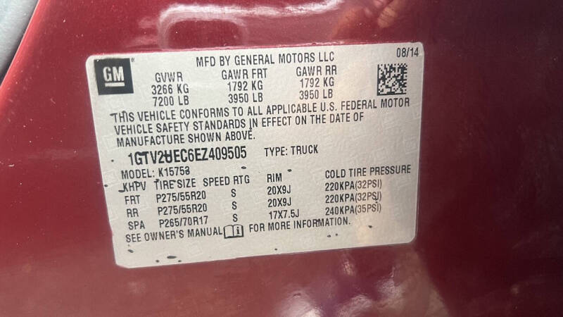 2014 GMC Sierra 1500 SLE
