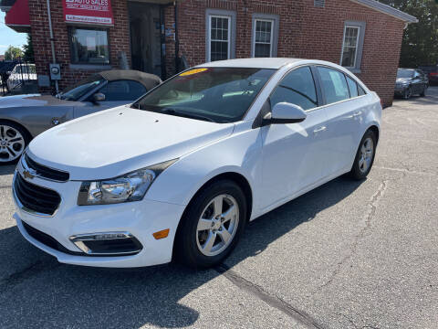 2016 Chevrolet Cruze Limited for sale at Ludlow Auto Sales in Ludlow MA