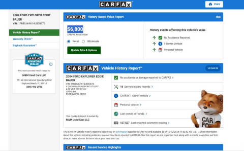 2004 Ford Explorer Eddie Bauer