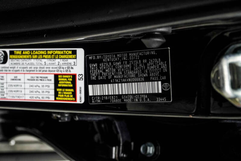 2022 Toyota Camry TRD