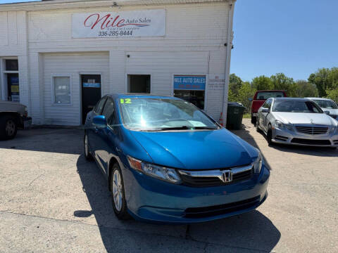 2012 Honda Civic for sale at Nile Auto Sales in Greensboro NC