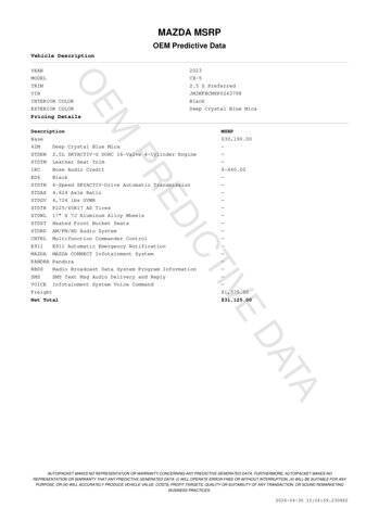 2023 Mazda CX-5 2.5 S Preferred