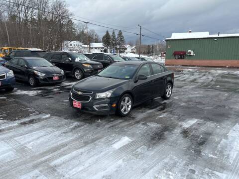 2015 Chevrolet Cruze for sale at DAN KEARNEY'S USED CARS in Center Rutland VT