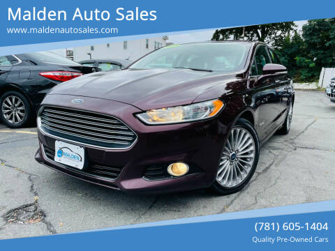 2013 Ford Fusion Hybrid for sale at Malden Auto Sales in Malden MA