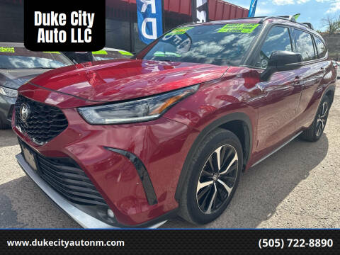 2021 Toyota Highlander for sale at Duke City Auto LLC in Gallup NM