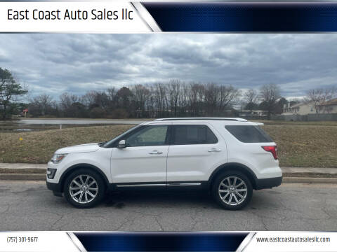 2017 Ford Explorer for sale at East Coast Auto Sales llc in Virginia Beach VA