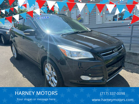 2013 Ford Escape for sale at HARNEY MOTORS in Gettysburg PA