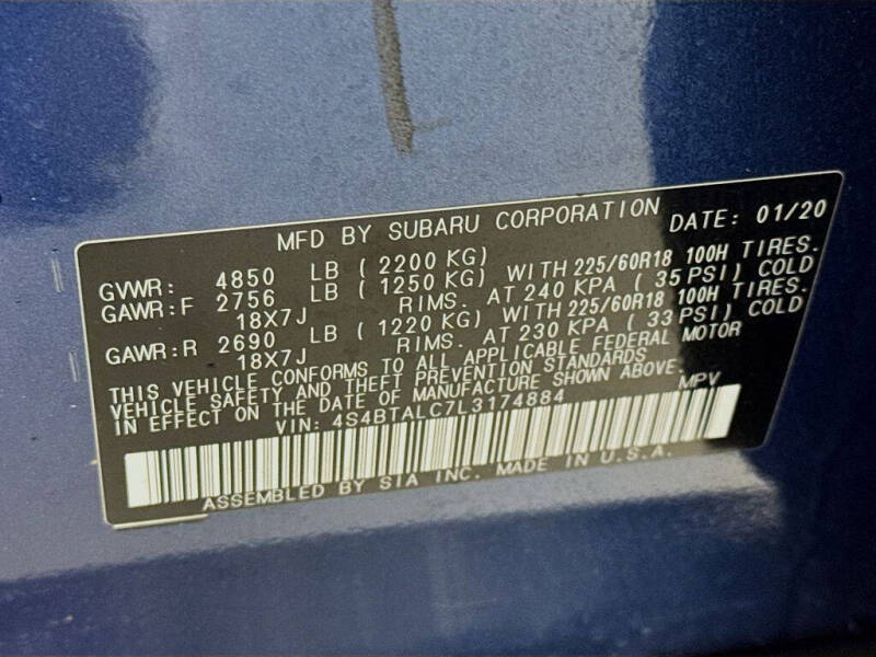 2020 Subaru Outback Limited