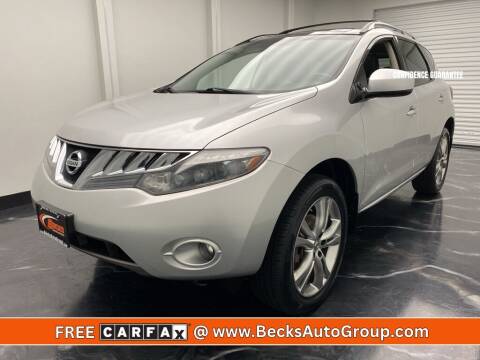 2009 Nissan Murano for sale at Becks Auto Group in Mason OH