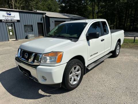 2013 Nissan Titan for sale at Preferred Auto Sales in Whitehouse TX
