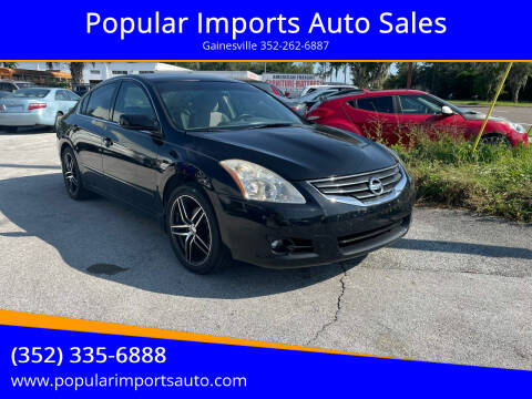 2012 Nissan Altima for sale at Popular Imports Auto Sales in Gainesville FL