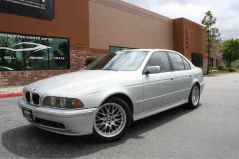 2002 BMW 5 Series for sale at CK Motors in Murrieta CA