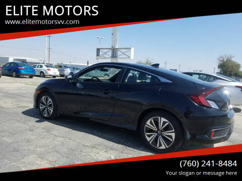 2018 Honda Civic for sale at ELITE MOTORS in Victorville CA