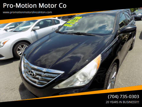 2011 Hyundai Sonata for sale at Pro-Motion Motor Co in Lincolnton NC