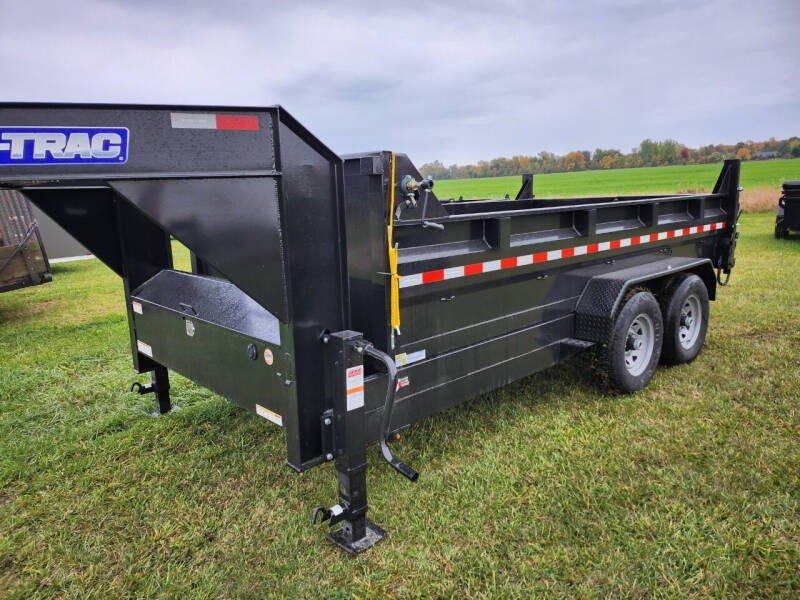 2023 Sure-Trac 7 x 14 Gooseneck Dump for sale at Swartz Trailer Sales LLC in Harbor Beach MI