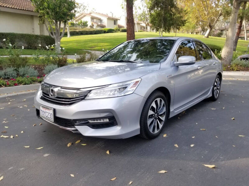 2017 Honda Accord Hybrid for sale at E MOTORCARS in Fullerton CA