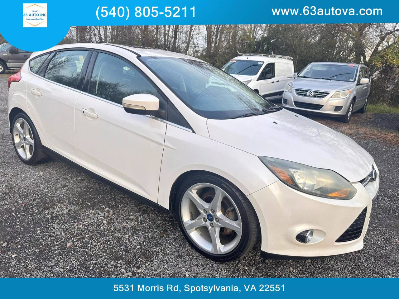 2012 Ford Focus for sale at 63 Auto Inc in Spotsylvania, VA