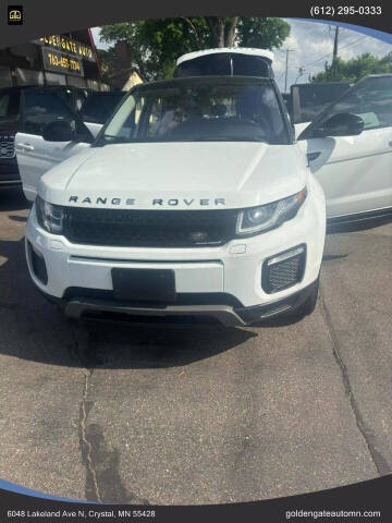 2016 Land Rover Range Rover Evoque for sale at GoldenGate Auto Sales LLC in Crystal MN