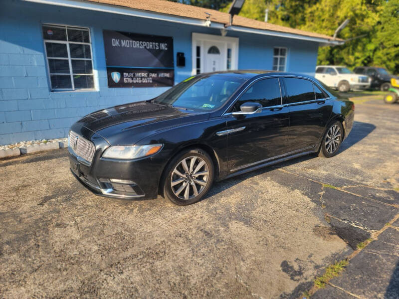 2017 Lincoln Continental for sale at DK-Motorsports Inc. in Fayetteville GA