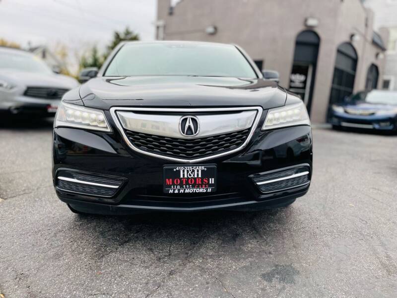 2014 Acura MDX for sale at H & H Motors 2 LLC in Baltimore MD