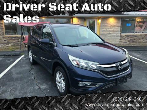 2015 Honda CR-V for sale at Driver Seat Auto Sales in Saint Charles MO